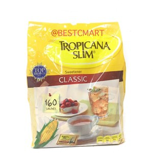 

TROPICANA SLIM SWEETENER CLASSIC 160 SACHET (@ 2.5 GR)