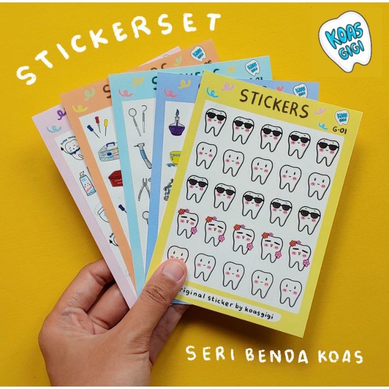 

Sticker Set Seri Benda Koas