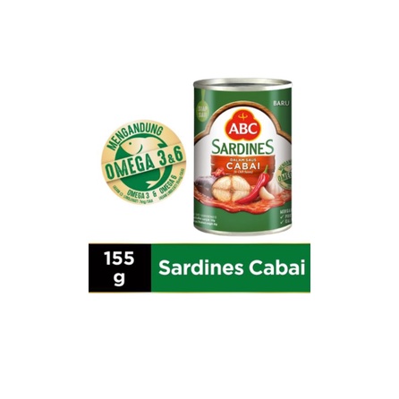 

ABC HEINZ Sarden Saus Cabai 155gr