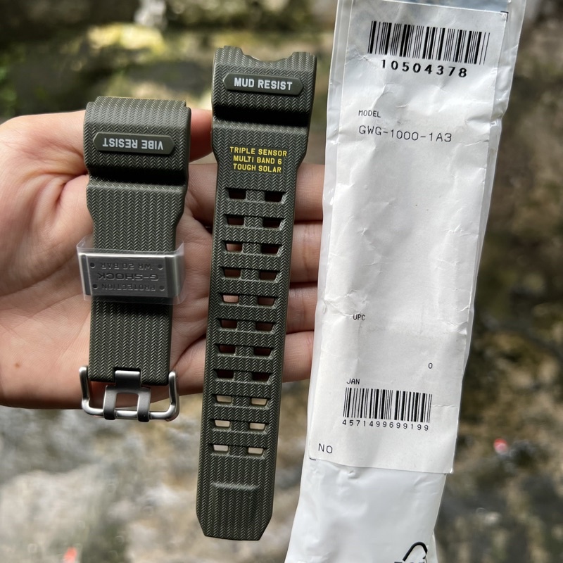 Tali jam tangan casio g-shock GWG-1000 1A3 original strap band GWG 1000