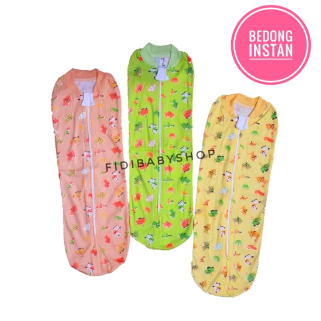 Bedong Instan Katun Gedong Baby Newborn Murah Perlengkapan Bayi Baru Lahir Peralatan Newborn