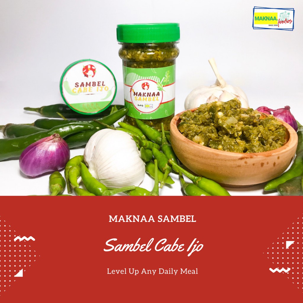 

[MAKNAA SAMBEL] MAKNAA SAMBEL CABE IJO | SAMBAL CABE IJO by MAKNAA.foodies