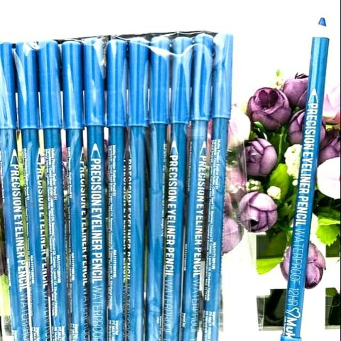 Precision Eyeliner Pencil Mukka(Biru) Ori Bpom - Biru
