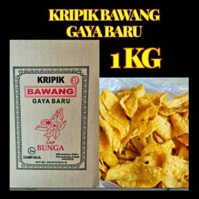 

Keripik bawang 1 kg