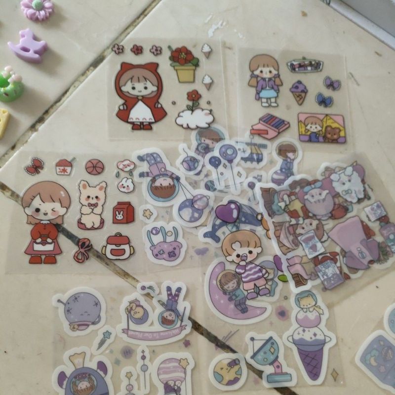 stiker bisa utk di botol minum viral dan anti air waterproof sticker 3d