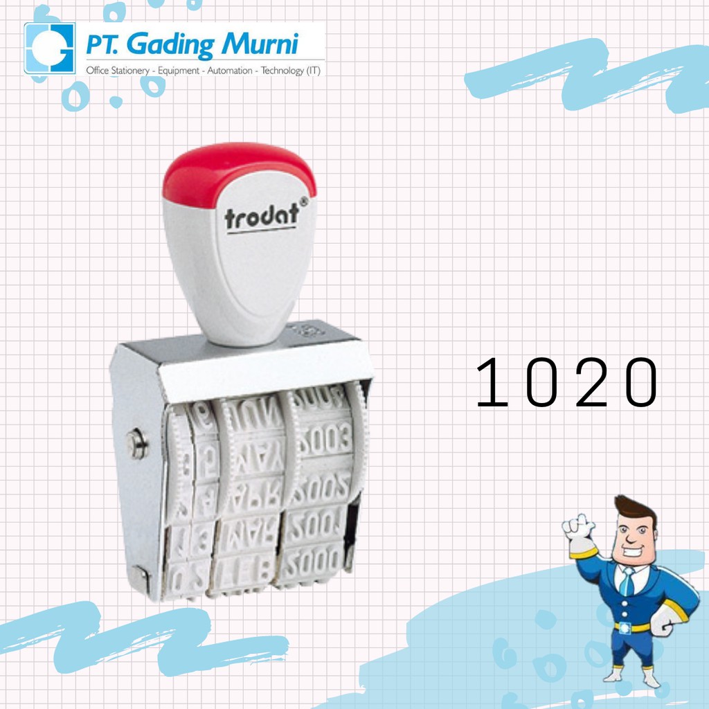 

TRODAT STEMPEL TANGGAL 1020 STD LINE DATER 5 MM