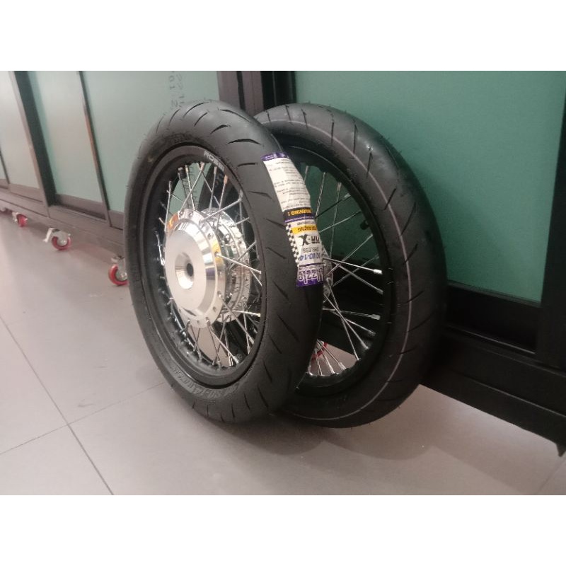 velg set jari jari road race nmax aerox pcx adv 150 Vario beat Mio ban soft compound ring 14