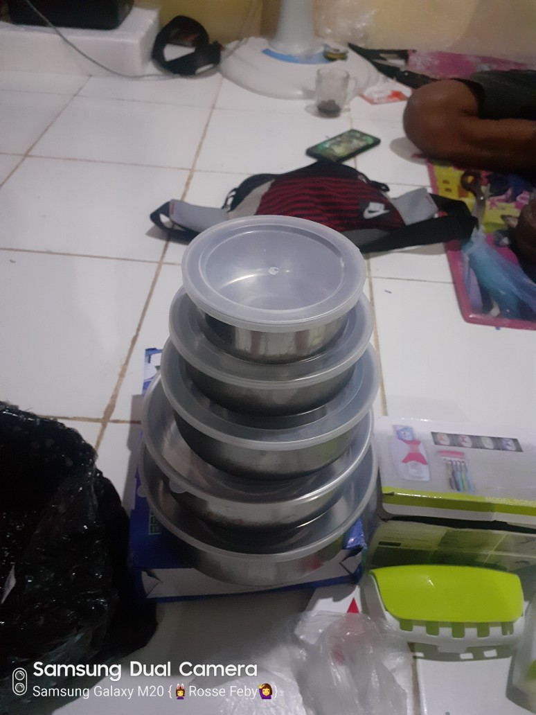Rantang Stainless 5 Susun Fresh Box Stainless Steel / Rantang Nasi / Rantang Sayur