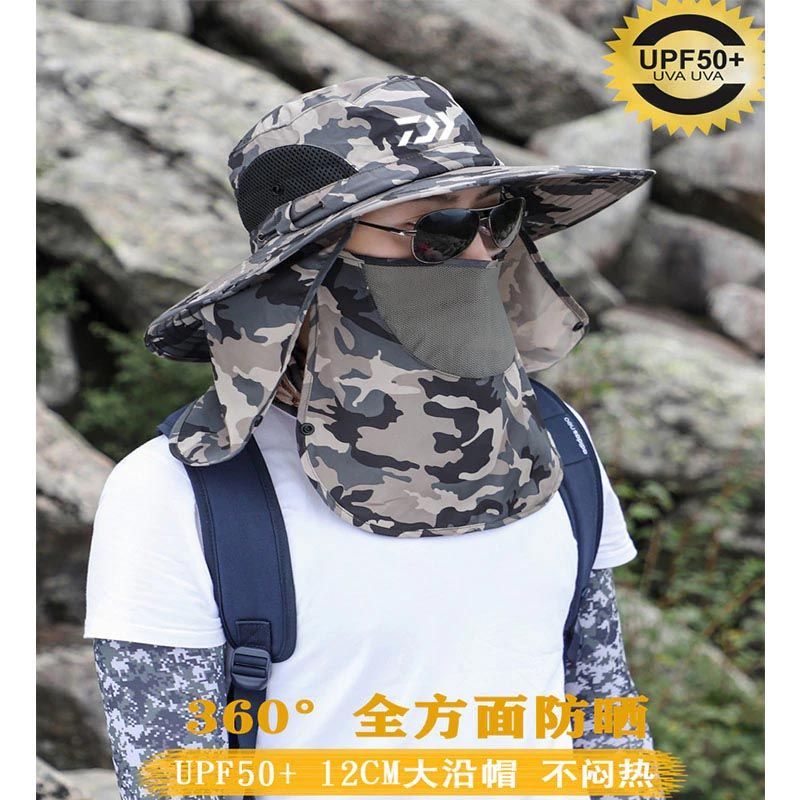 topi mancing waterproof / topi outdoor / topi masker