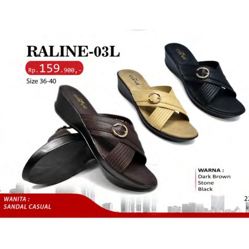 CARVIL RALINE 03L | SANDAL CASUAL WANITA ORIGINAL 100%