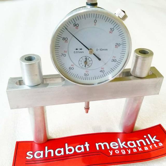 Dudukan top piston stand pres piston busur derajat dial set dayel set