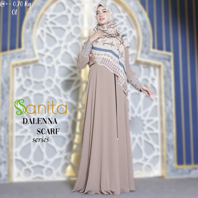 Set Dallena Scarf Scarf Original By Sanita (READY SIAP KIRIM)