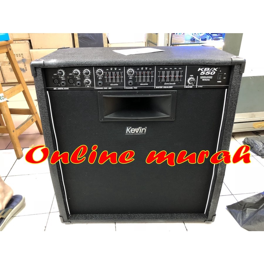ampli amplifier keybord mic guitar akustik kevin kbx 550 kbx550 ori