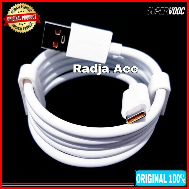 Kabel Data Oppo Reno4 Pro Oppo Find X2 Super Vooc USB C Original 100% Type C