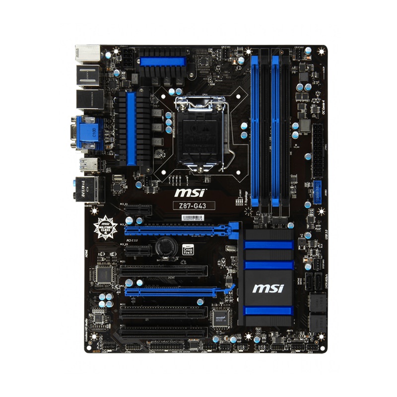 PREORDER MSI Z87-G43 Motherboard 1150 Motherboard DDR3 32GB 2133MHz Support Xeon E3 1230 v3 Core i7 