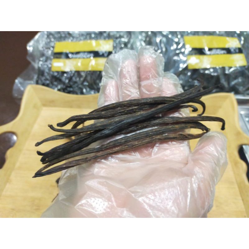 

VANILLA BEAN GRADE C - POLONG VANILLA - VANILLA EKSTRAK - VANILLA PASTE 250gr-1kg