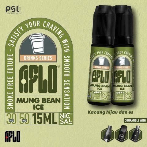 MOVI AFLO MUNGBEAN MUNG BEAN ICE KACANG HIJAU IJO SALT 30MG 50MG 15ML