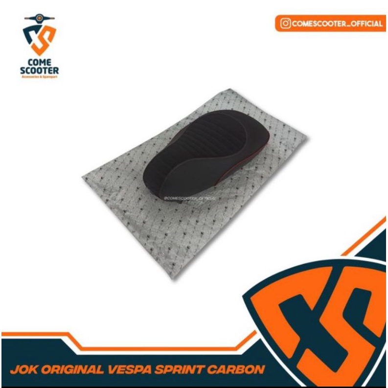 JOK SINGLE SEAT ORIGINAL VESPA SPRINT CARBON