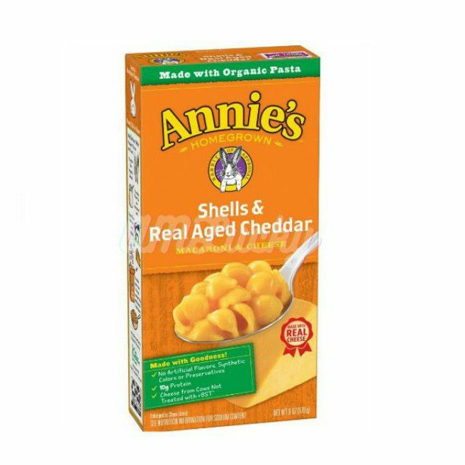 

Annie's Shells & Real Agad Cheddar 170gr