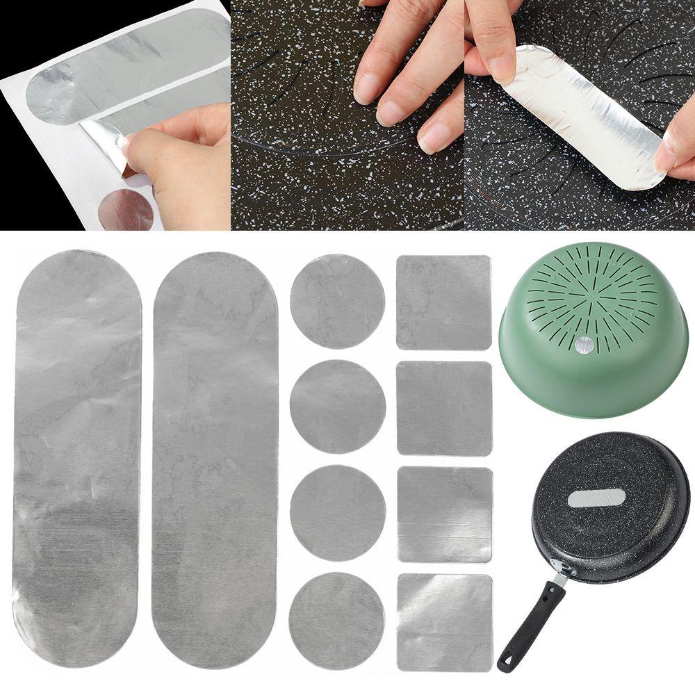 Top 1set Repair Patches Stiker Tempelan Kinerja Tahan Lama Memperbaiki Alat Perekat Aluminium Foil