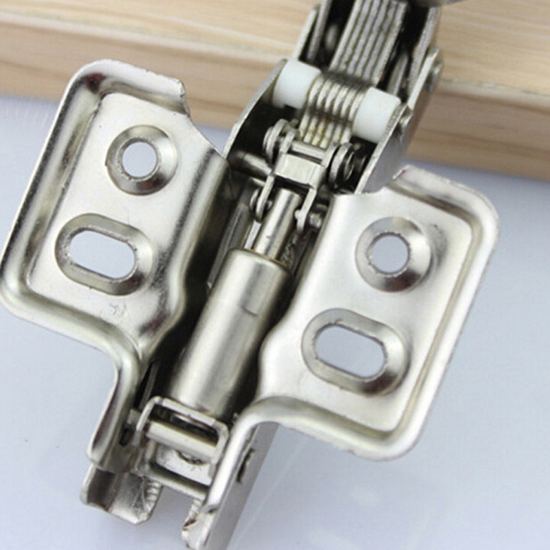 {LUCKID}1 x Safety Door Hydraulic Hinge Soft Close Full Overlay Kitchen Cabinet Cupboard