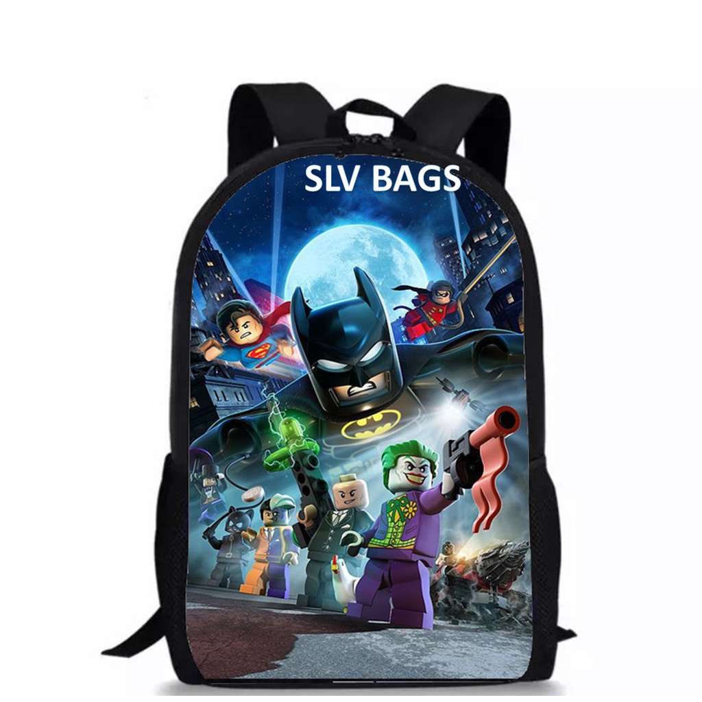 Tas Ransel Anak Sekolah Laki laki Perempuan gaming SD TK PAUD laki2 ank Kekinian Gambar LEGO the Leg