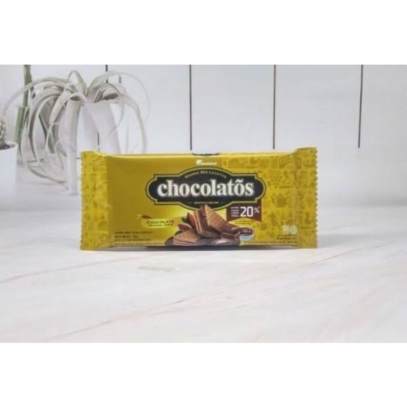 

Chocolatos Wafer Original Taste Isi 10 Pcs