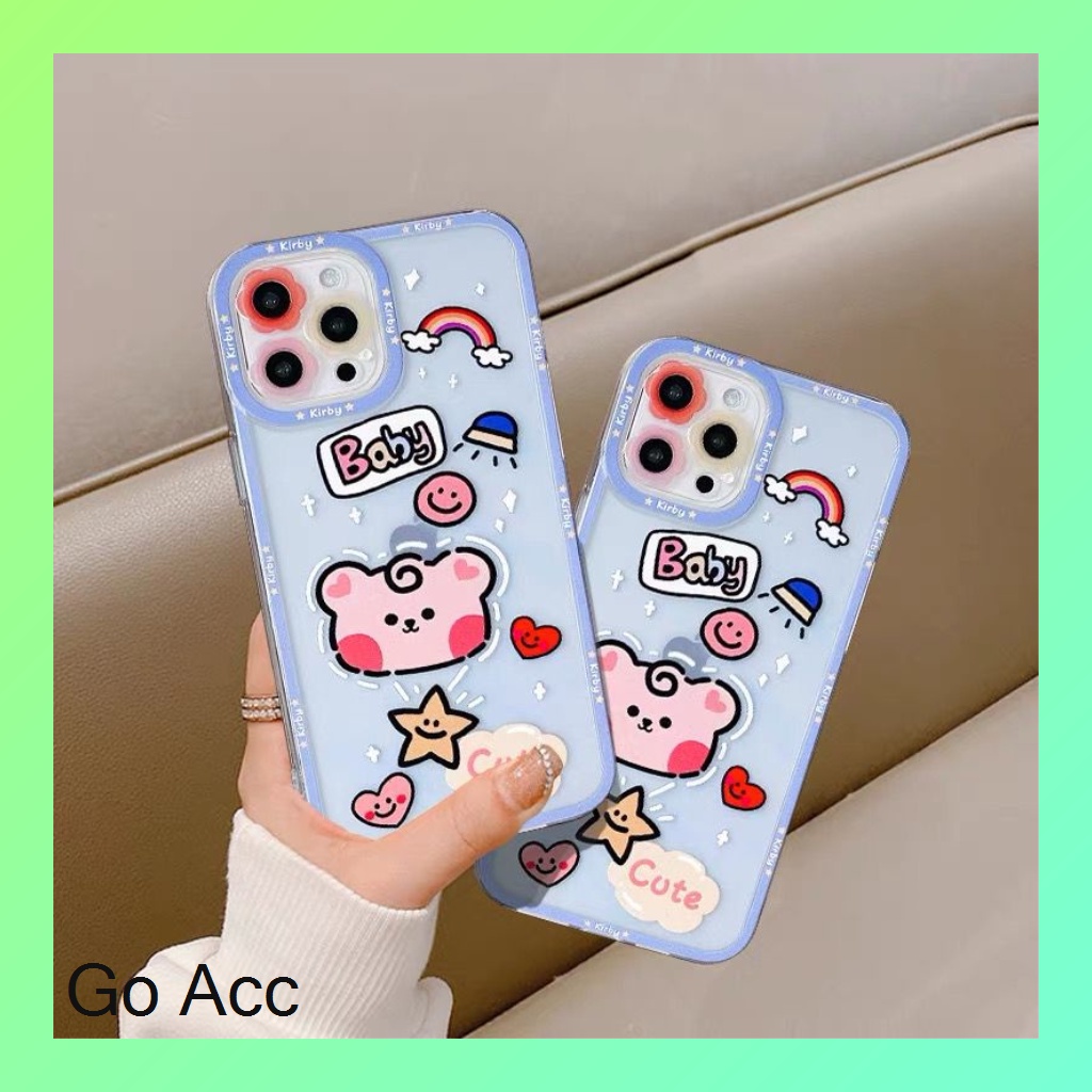 FH26 Softcase Protection Teddy Bear Beruang Xiaomi Redmi 9 Prime 9A 9i 9C 9T Note 8 Pro 9 Poco M3 X3 Pro, Samsung A02/M02 A02s/M02s A10 A10s A11/M11 A12 A20/A30/M10s A20s A21s A50 A50s A30s J2 Prime