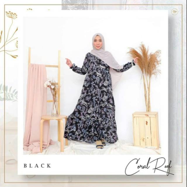 Coral Dress by DHIYA