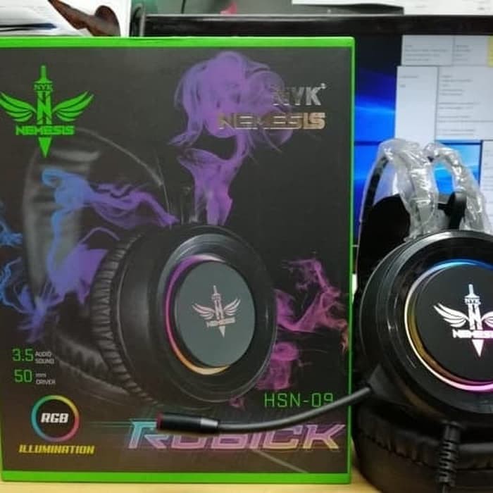 Nyk Rubick HS-N09 Headset Gaming RGB