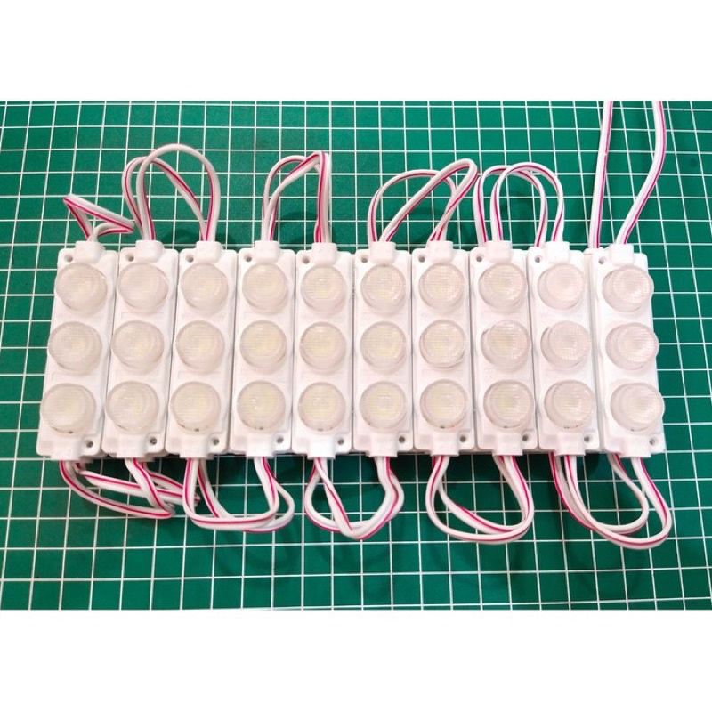 100Pcs LED Modul 3030 3 Mata 3 Watt Tipe 7520 12V