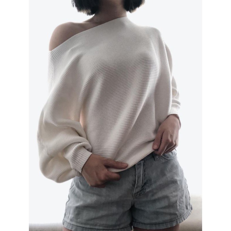 Knitme Aura Top - Batwing knit - Atasan wanita