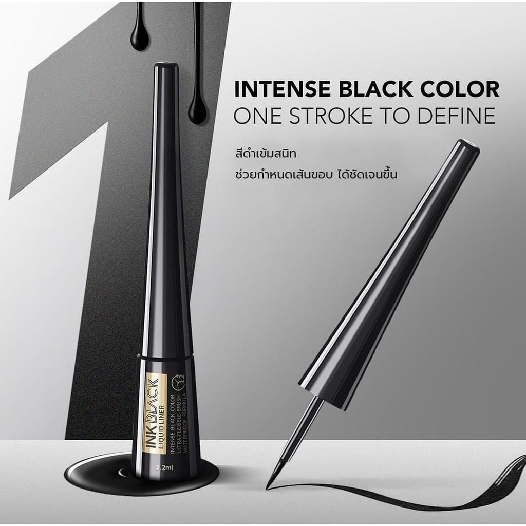 Kosmetik You Ink Black Liquid Liner | Eyeliner You