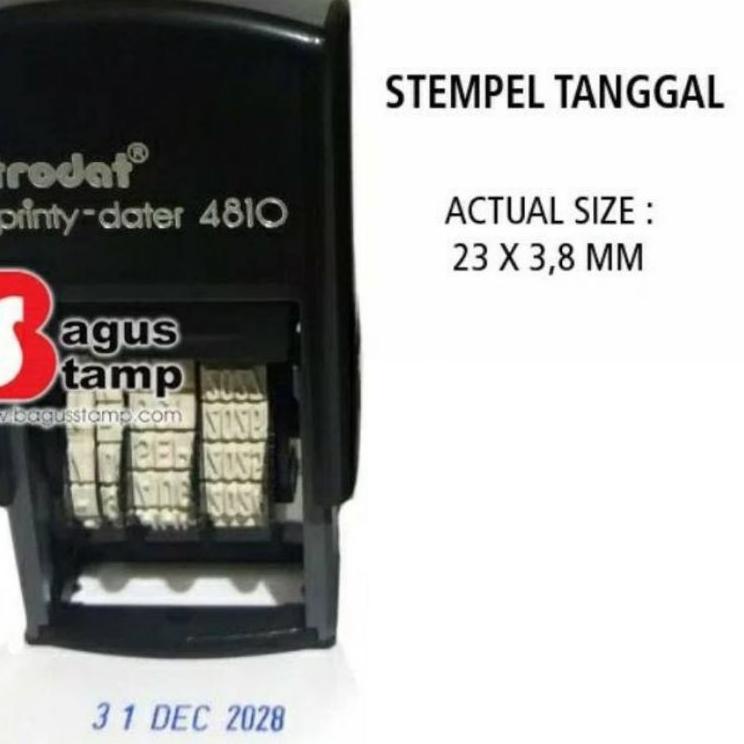 

C0G Stempel Trodat 4810 Stempel Tanggal Otomatis / Dater Otomatis 69 69
