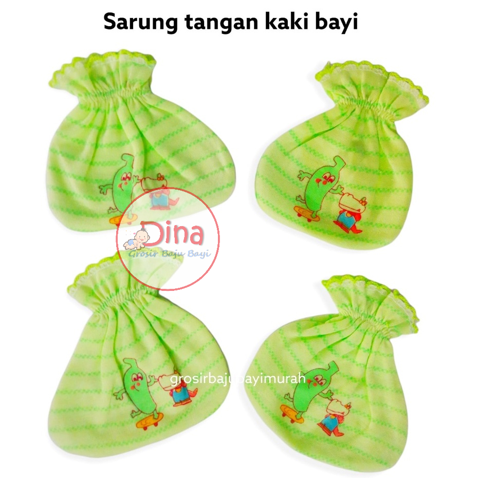 sarung tangan kaki bayi baru lahir BABY PIETY ecer