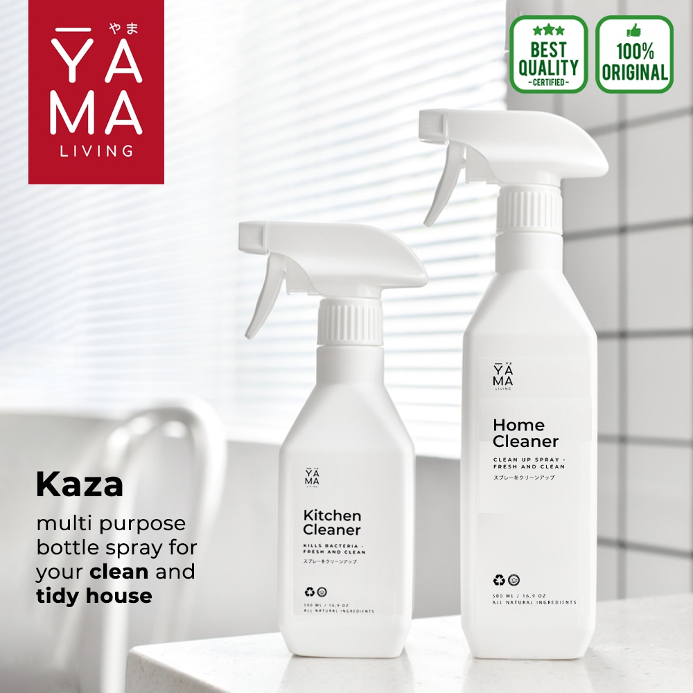 YAMA KAZA 360 Degree White Spray Bottle Botol Refill Pembersih Multi fungsi 300 500 ml