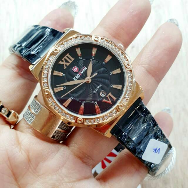 JAM TANGAN CEWEK/WANITA KADEMAN ORIGINAL DIAMOND RANTAI TERBARU ANTI AIR ELEGANT HARGA BERSAHABAT.