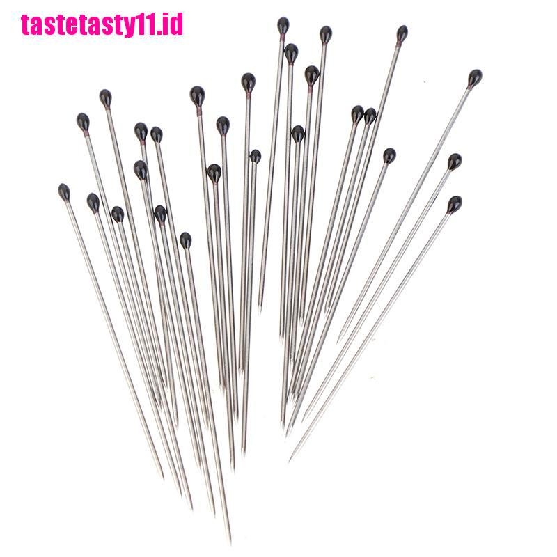 100 Pcs Pin Jarum Serangga Bahan Stainless Steel Untuk Lab Sekolah