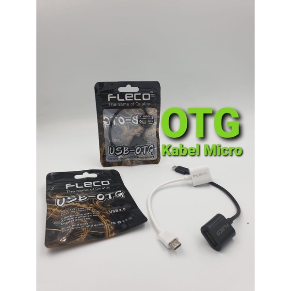 KABEL OTG FLECO TYPE C DAN MICRO USB KABEL OTG MICRO DAN TYPE C