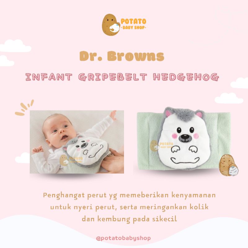 Dr Brown’s Infant Gripebelt hedgehog - Drbrown Gripe Belt