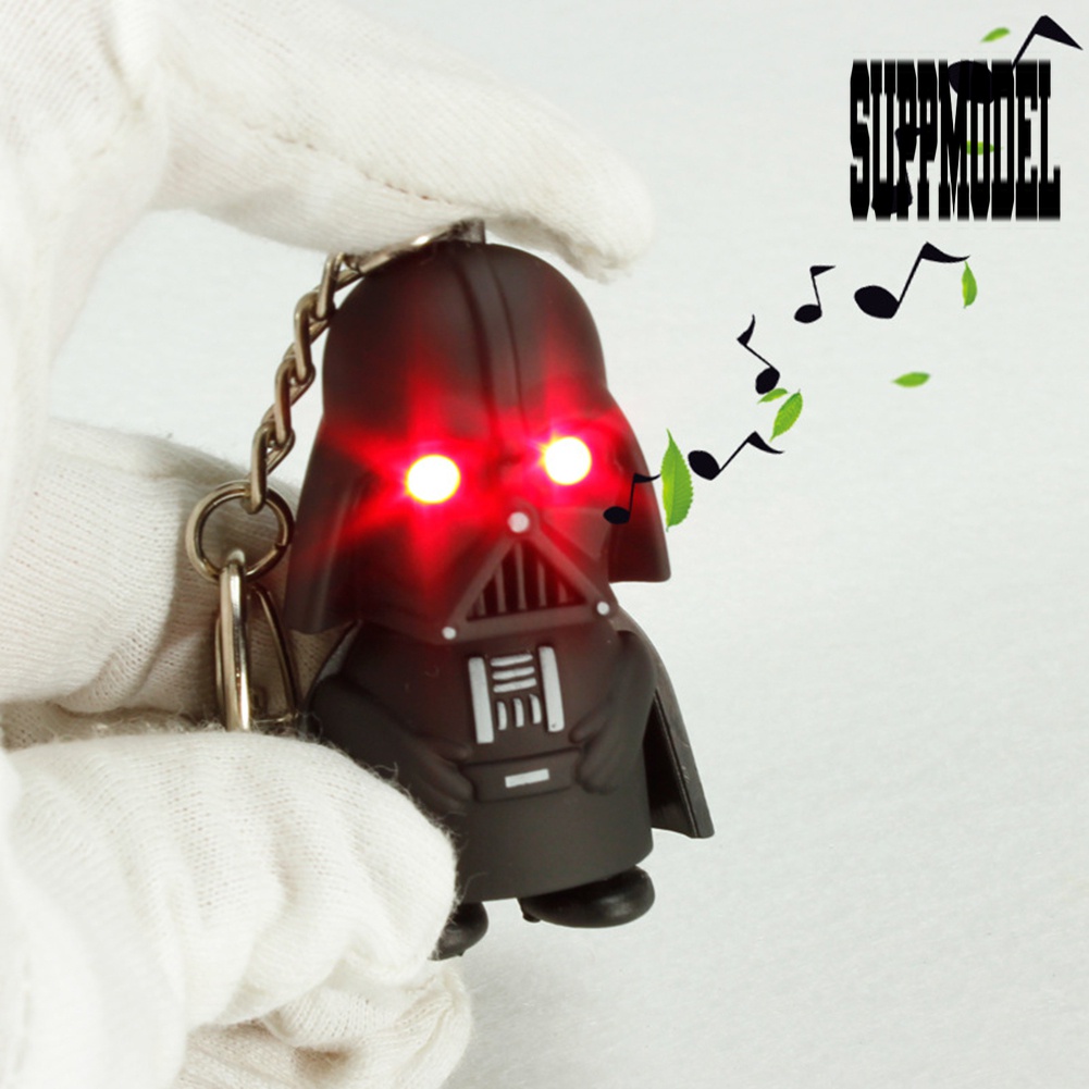 Suppmodel Gantungan Kunci Star Wars Darth Vader Dengan Lampu LED + Suara