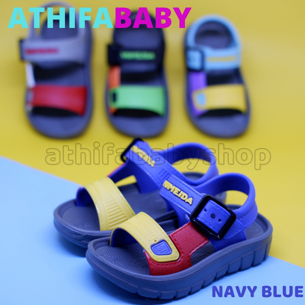 Sepatu Sandal Prewalker Karet Phylon Ringan Anak Laki Usia 6 7 8 9 10 11 Bulan 1 2 3 Tahun Size 18 19 20 21 22 23 Sendal Gunung Karet Balita Bayi Cowok Karet Phylon Ringan -Yumieda 20121-