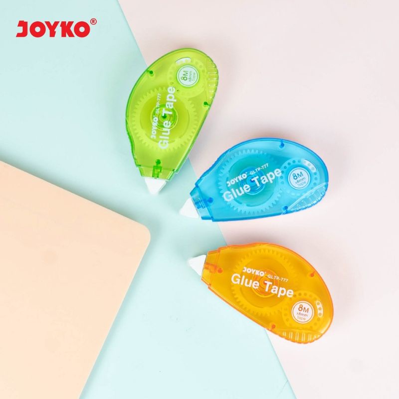 Glue Tape Lem Pita Dua Sisi Doubel Sided Tape Roll Joyko GLTP-777-3