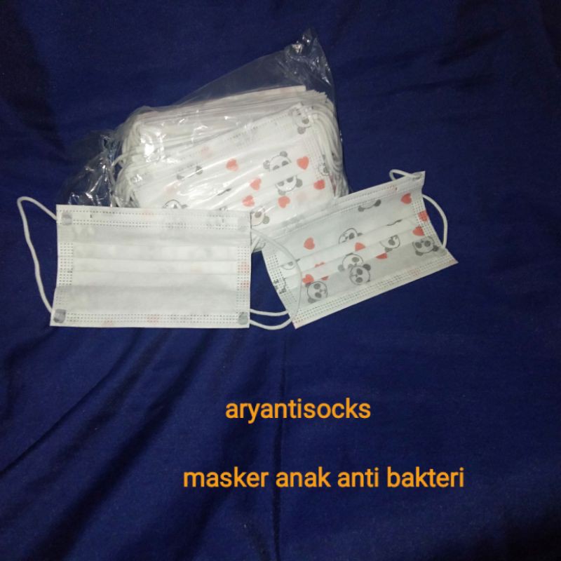 masker medis motif anak