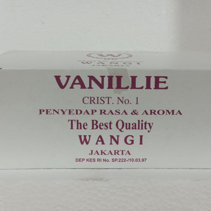 ISI 100PCS VANILLIE CRIST W NO.1 PENYEDAP RASA &amp; AROMA / VANILI W