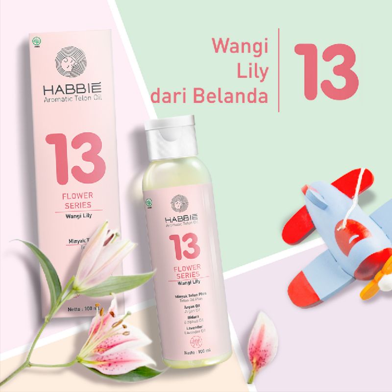 Habbie Aromatic Telon Oil Plus (flower series) No. 13 Lily-100ml