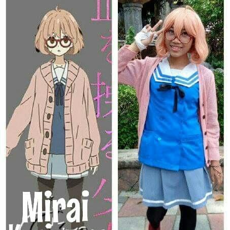 Kostum Seifuku Mirai Kuriyama Kostum Cosplay