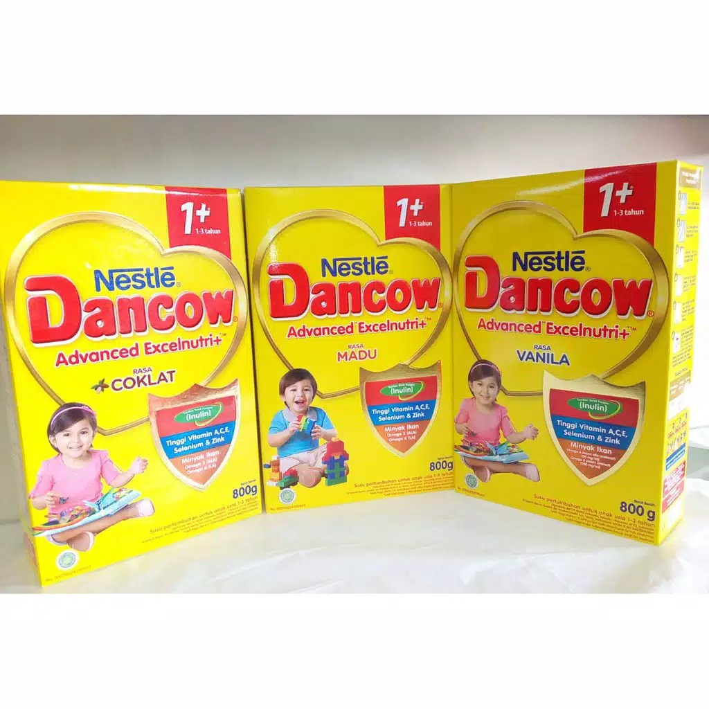 SUSU DANCOW 1+ 1 MADU / VANILLA / COKLAT