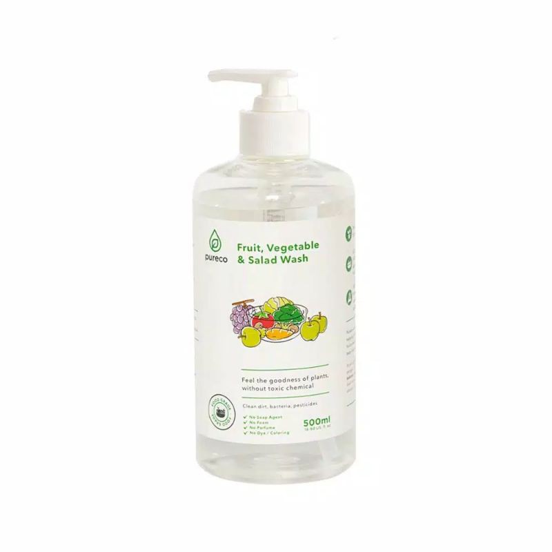 Pureco Fruit, Vegetable and Salad Wash 500 Ml