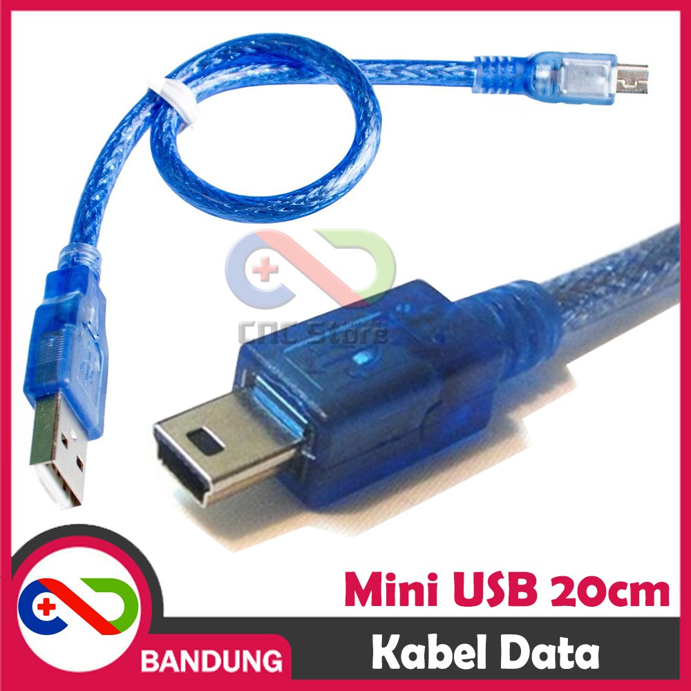 KABEL DATA MINI USB FOR NANO V3 BIRU 30 CM CABLE DATA